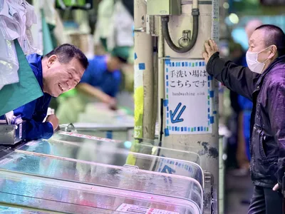 Omicho Market - Kanazawa's largest and most historic fresh food market