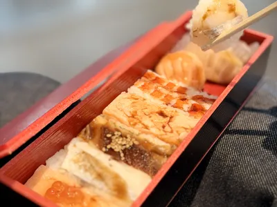 The train snack I bought from Kanazawa train station - beats an Upper Crust from Waterloo!