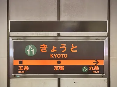 Some Kyoto subway signage