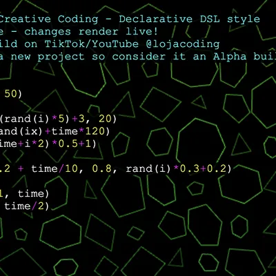LojaJS: live coding algorithmic art